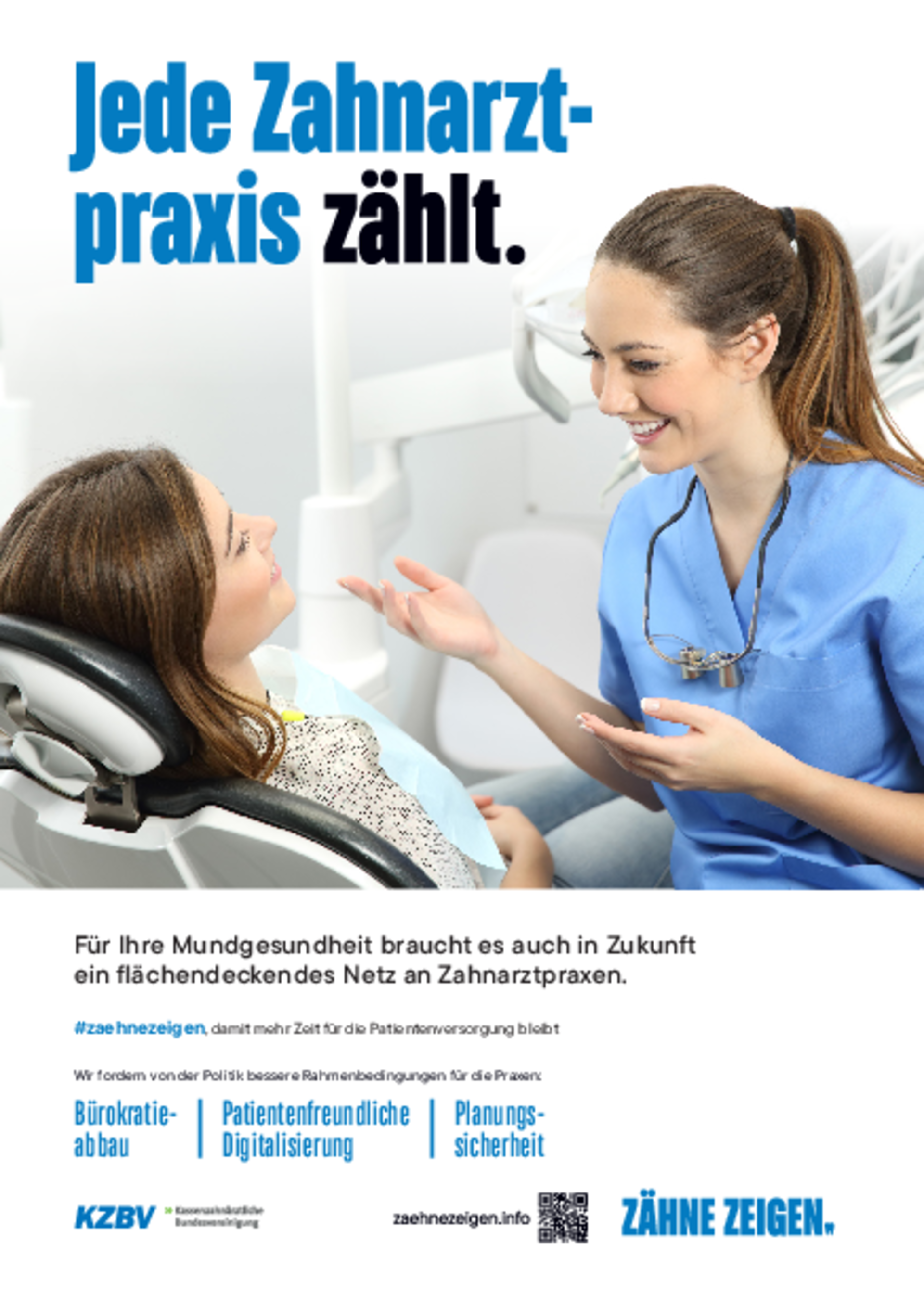 Motiv „Jede Zahnarztpraxis zählt“